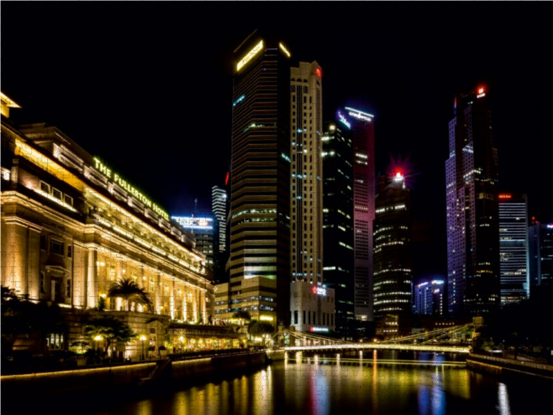 The Fullerton Hotel Singapore 1000 Teile Puzzle quer - CALVENDO Foto-Puzzle'