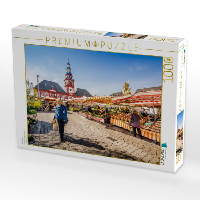 Marktplatz - CALVENDO Foto-Puzzle'