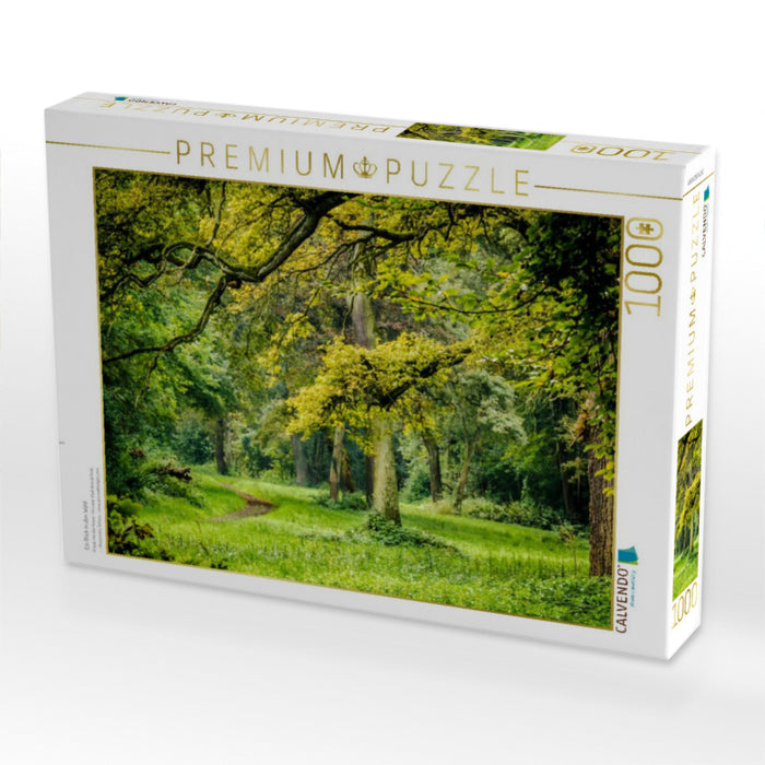 Ein Blick in den Wald - CALVENDO Foto-Puzzle'