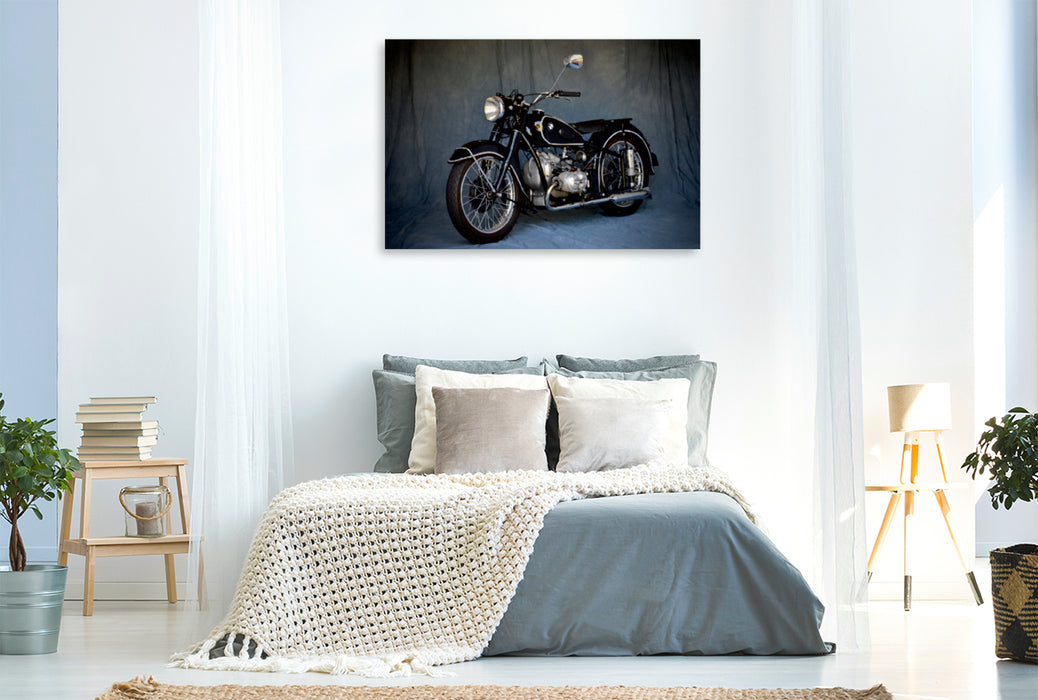 Premium Textil-Leinwand Premium Textil-Leinwand 120 cm x 80 cm quer Ein Motiv aus dem Kalender Deutsche Motorradlegenden - Rollende Kunstwerke aus alten Zeiten