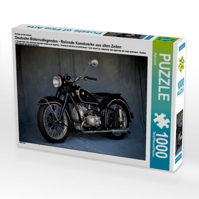 Ein Motiv aus dem Kalender Deutsche Motorradlegenden - Rollende Kunstwerke aus alten Zeiten 1000 Teile Puzzle quer - CALVENDO Foto-Puzzle'