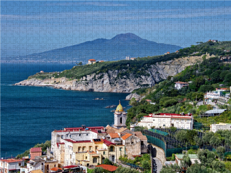 Bucht von Neapel 1000 Teile Puzzle quer - CALVENDO Foto-Puzzle'