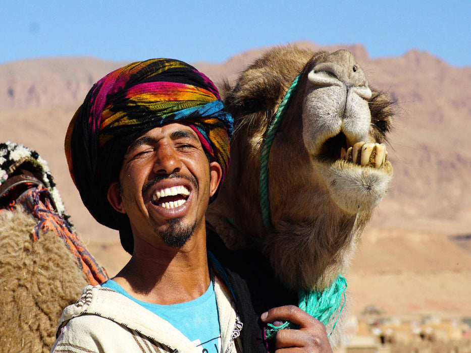 Im Duett herzhaft lachen - CALVENDO Foto-Puzzle'