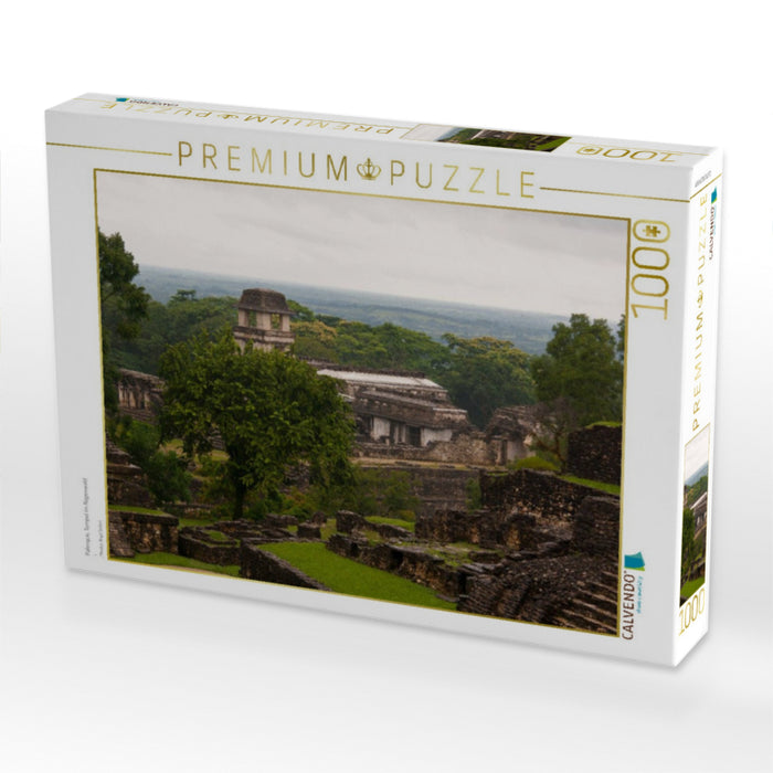 Palenque, Tempel im Regenwald - CALVENDO Foto-Puzzle'