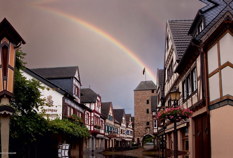 Premium Textil-Leinwand Ahrweiler, Ahrhutstrasse