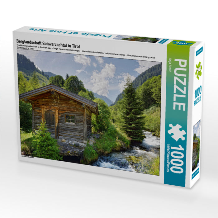 Berglandschaft Schwarzachtal in Tirol 1000 Teile Puzzle quer - CALVENDO Foto-Puzzle'