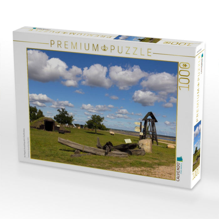 Am Reppist Aussichtspunkt in Senftenberg - CALVENDO Foto-Puzzle'
