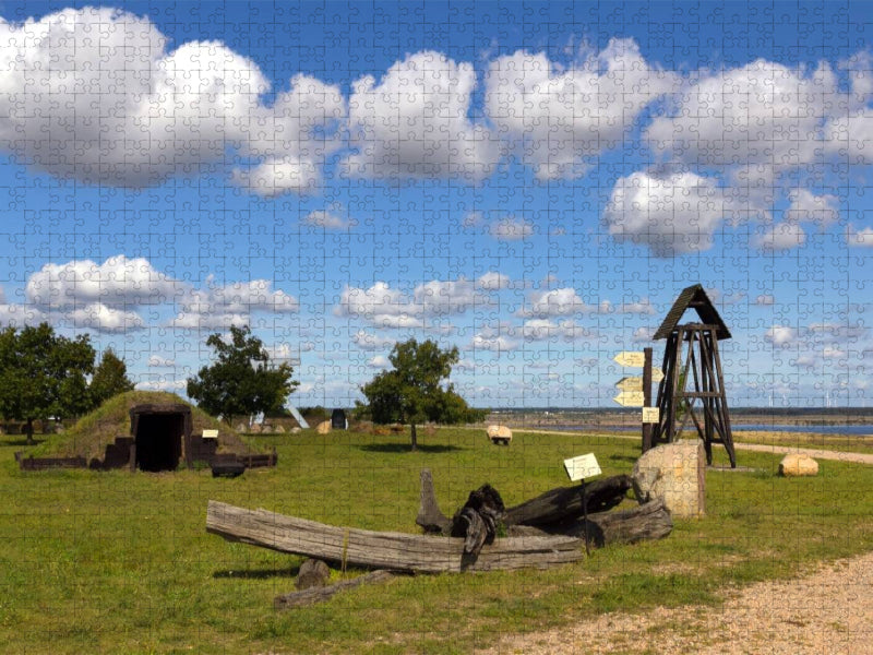 Am Reppist Aussichtspunkt in Senftenberg - CALVENDO Foto-Puzzle'