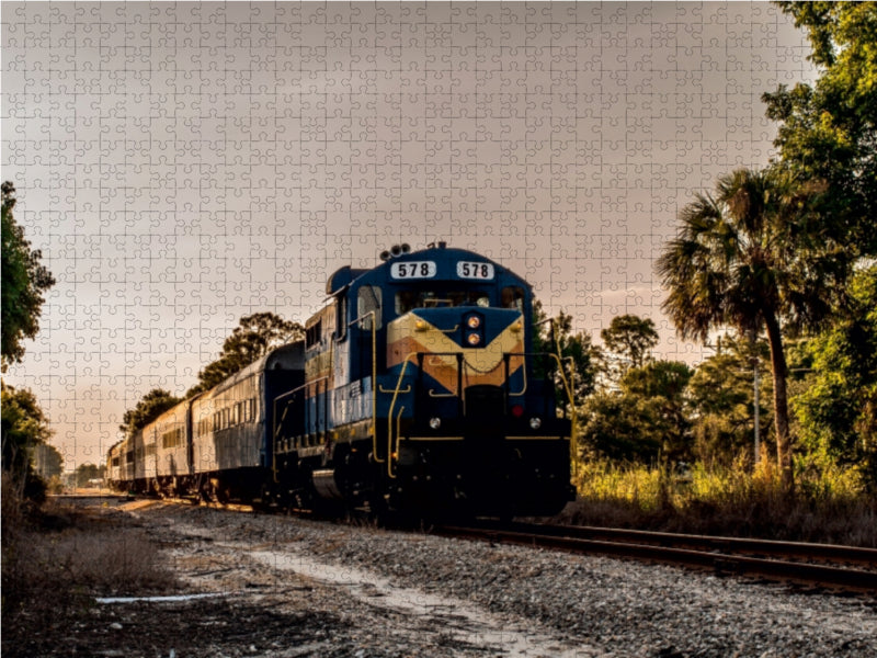 Ein Motiv aus dem Kalender Eisenbahn in Nordamerika 1000 Teile Puzzle quer - CALVENDO Foto-Puzzle'