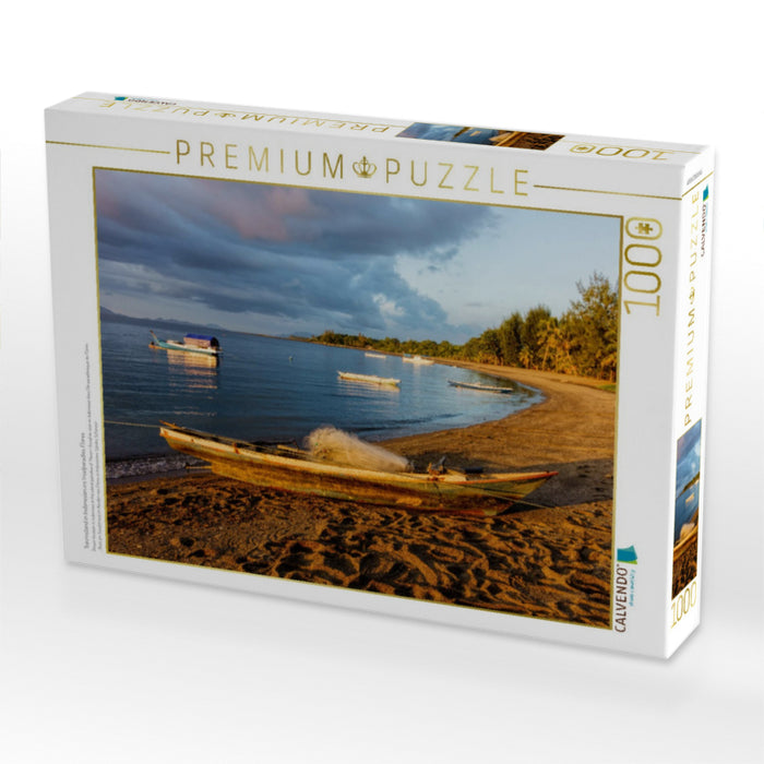 Traumstand in Indonesien im Inselparadies Flores - CALVENDO Foto-Puzzle'