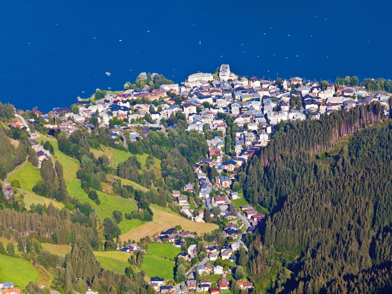 Schöne Stadt Zell am See 1000 Teile Puzzle quer - CALVENDO Foto-Puzzle'