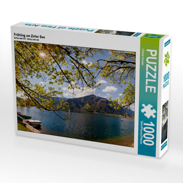 Spring at Lake Zell - CALVENDO photo puzzle 