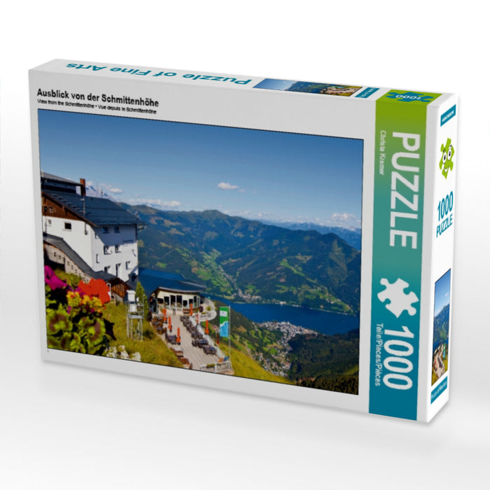 Ausblick von der Schmittenhöhe 1000 Teile Puzzle quer - CALVENDO Foto-Puzzle'