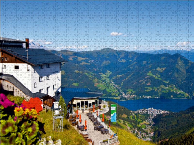 Ausblick von der Schmittenhöhe 1000 Teile Puzzle quer - CALVENDO Foto-Puzzle'