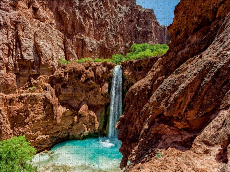 Havasupai Falls, Grand Canoyn, Arizona 1000 Teile Puzzle quer - CALVENDO Foto-Puzzle'