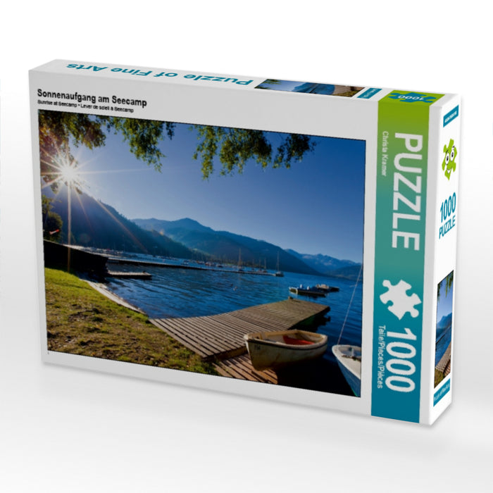 Sunrise at Seecamp - CALVENDO photo puzzle 