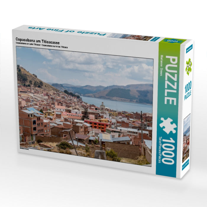 Copacabana am Titicacasee 1000 Teile Puzzle quer - CALVENDO Foto-Puzzle'