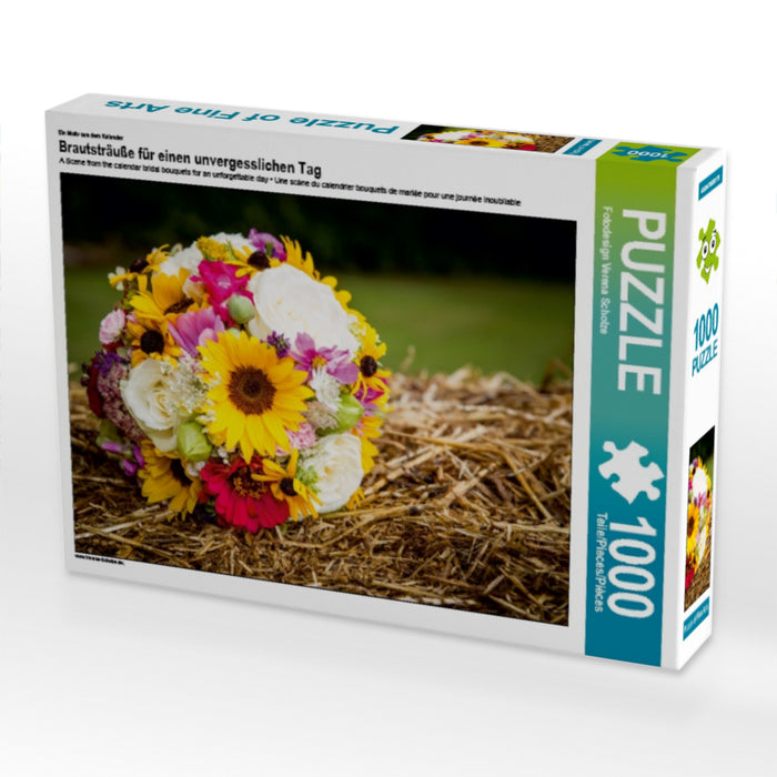 Ein Motiv aus dem Kalender Brautsträuße für einen unvergesslichen Tag 1000 Teile Puzzle quer - CALVENDO Foto-Puzzle'