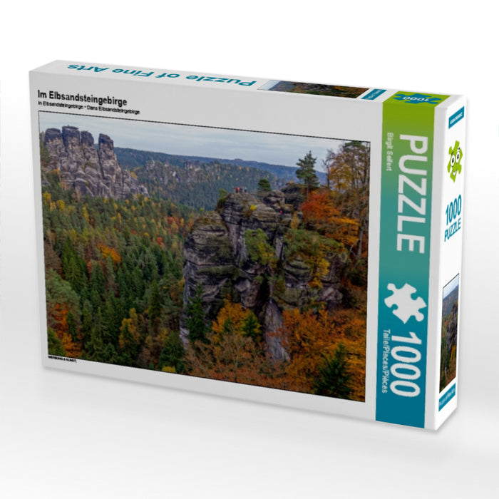 Im Elbsandsteingebirge 1000 Teile Puzzle quer - CALVENDO Foto-Puzzle'