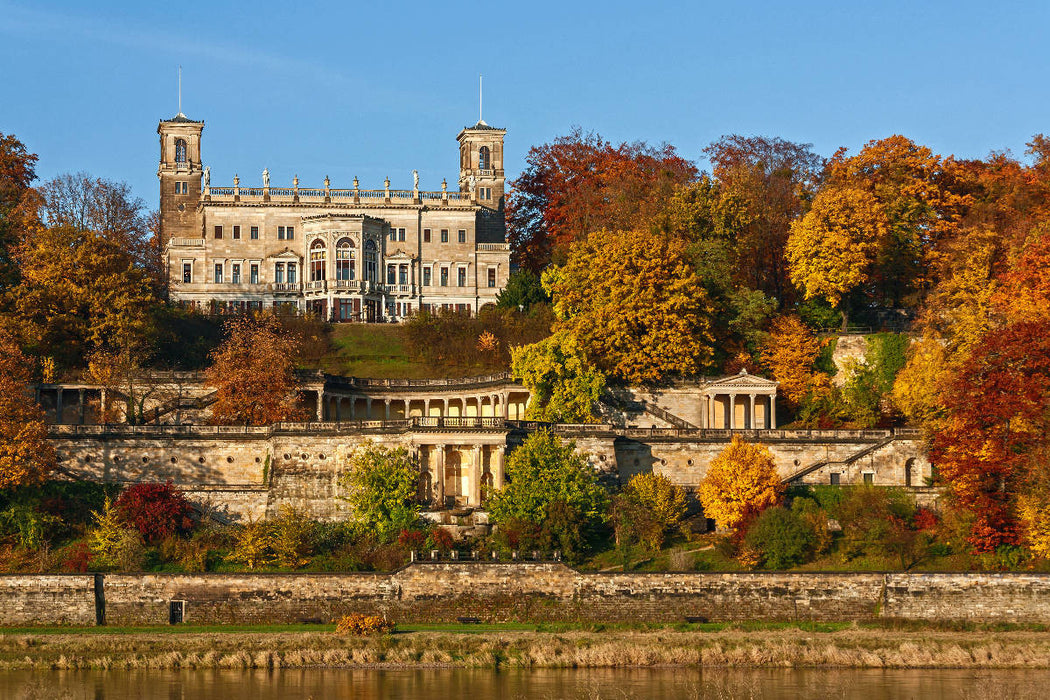 Premium Textil-Leinwand Im Elbtal von Dresden