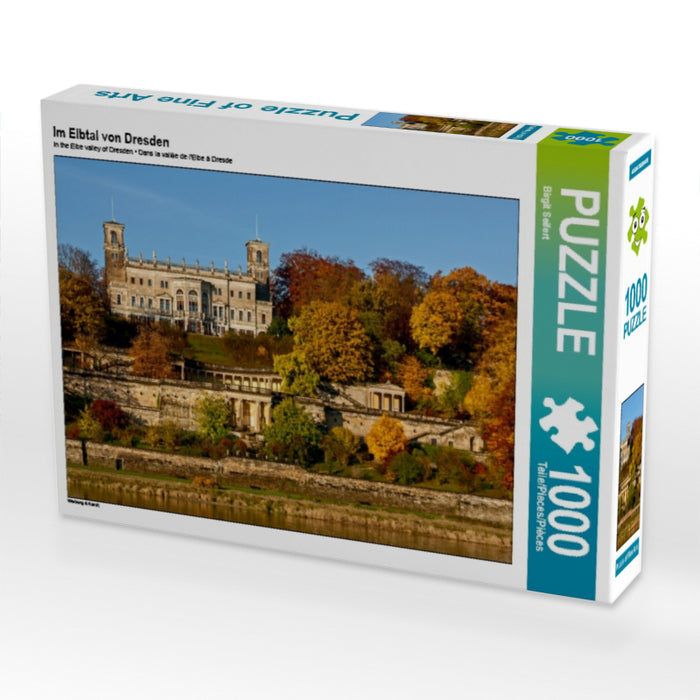 Im Elbtal von Dresden 1000 Teile Puzzle quer - CALVENDO Foto-Puzzle'