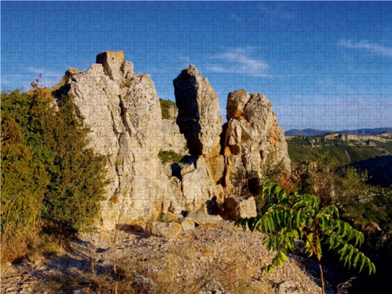 Aiguilles de roche pointues - Puzzle photo CALVENDO 