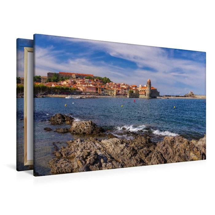 Premium Textil-Leinwand Collioure