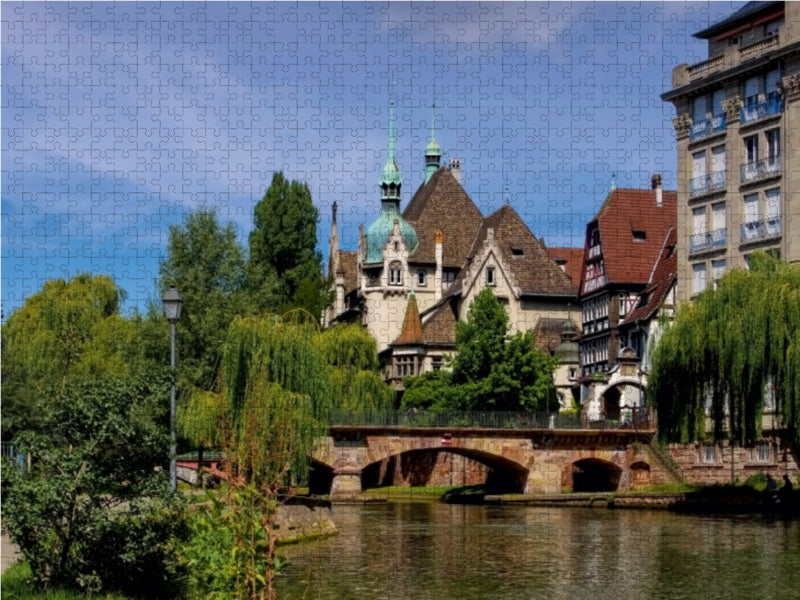 Lycée international des Pontonniers 1000 Teile Puzzle quer - CALVENDO Foto-Puzzle'