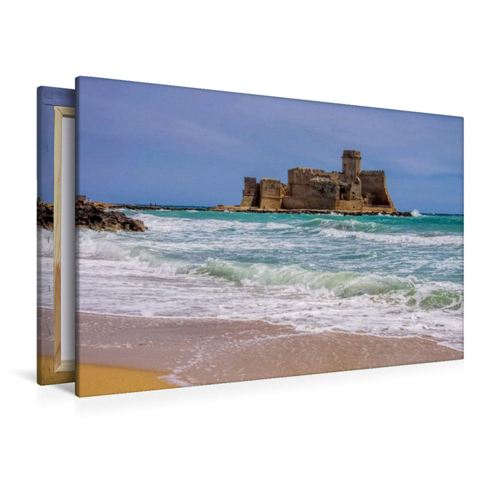 Premium Textil-Leinwand Le Castella