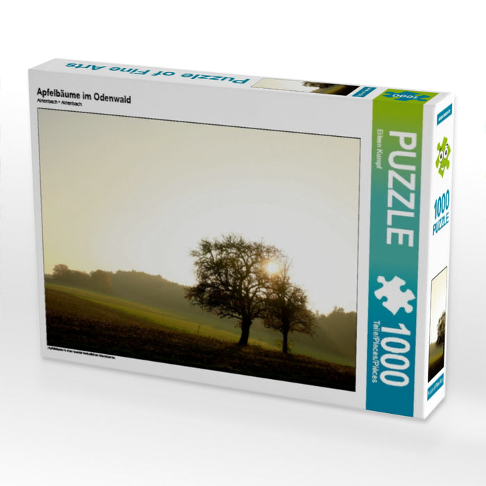 Apfelbäume im Odenwald 1000 Teile Puzzle quer - CALVENDO Foto-Puzzle'
