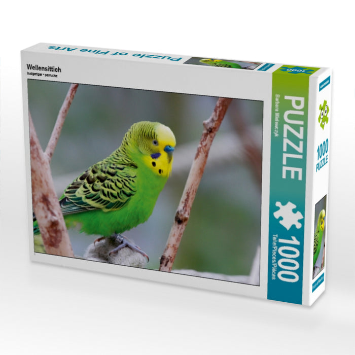 Wellensittich 1000 Teile Puzzle quer - CALVENDO Foto-Puzzle'