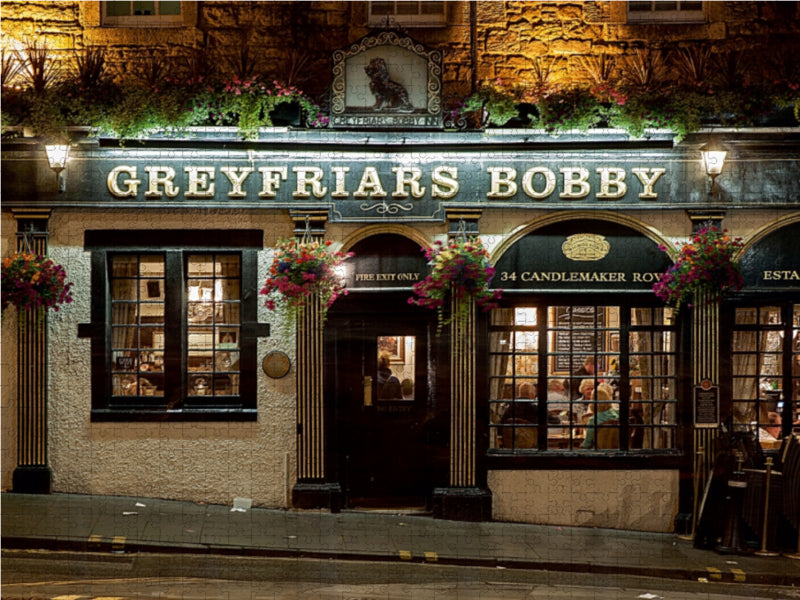 Greyfriars Bobby Pub - CALVENDO photo puzzle 