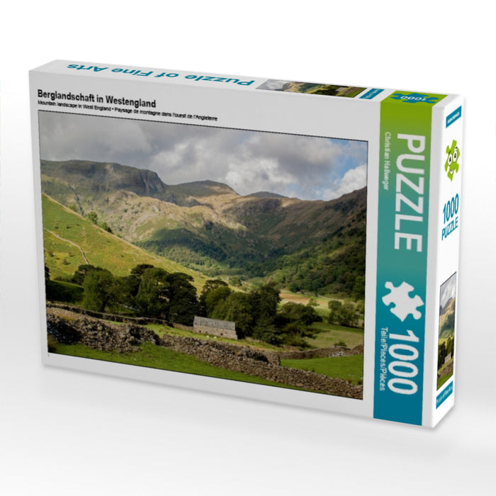 Mountain landscape in western England - CALVENDO photo puzzle 