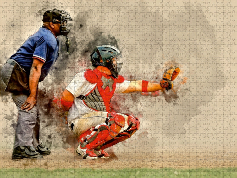 Baseball 1000 Teile Puzzle quer - CALVENDO Foto-Puzzle'