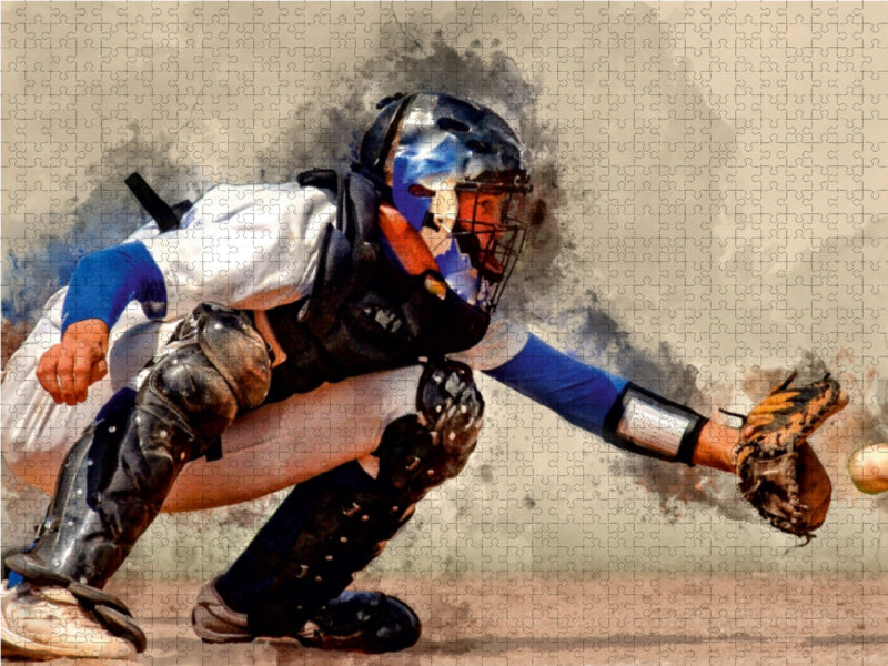 Baseball 1000 Teile Puzzle quer - CALVENDO Foto-Puzzle'