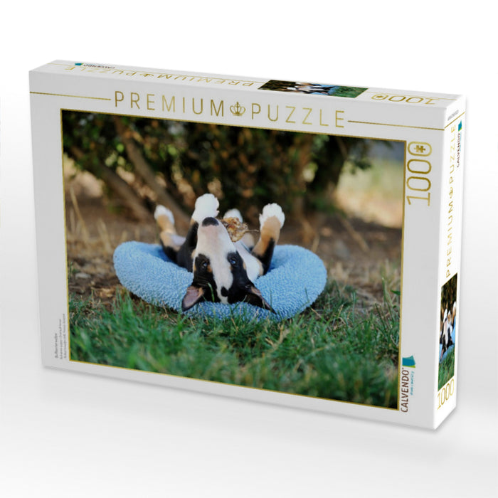 Bullterrierwelpe - CALVENDO Foto-Puzzle'
