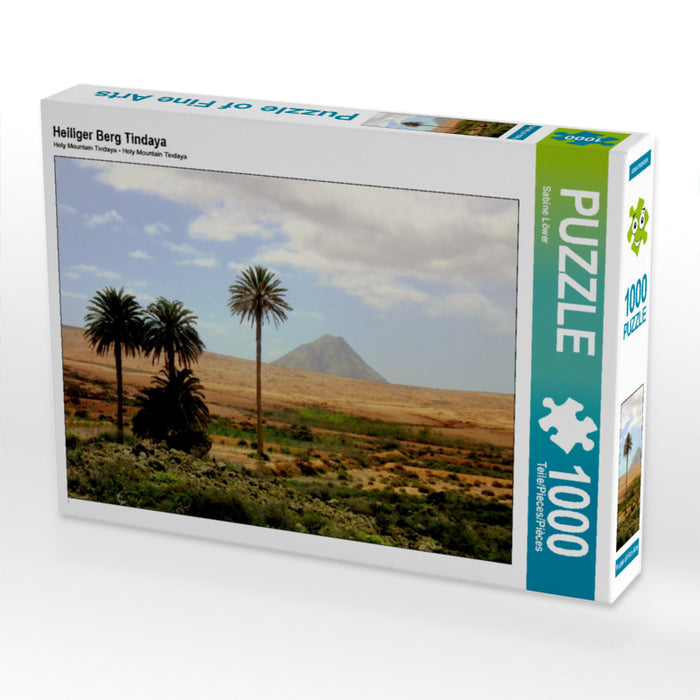 Holy Mountain Tindaya - CALVENDO photo puzzle 