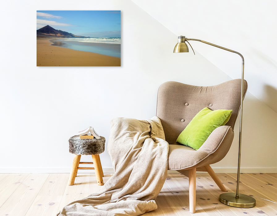 Premium Textil-Leinwand Playa de Cofete