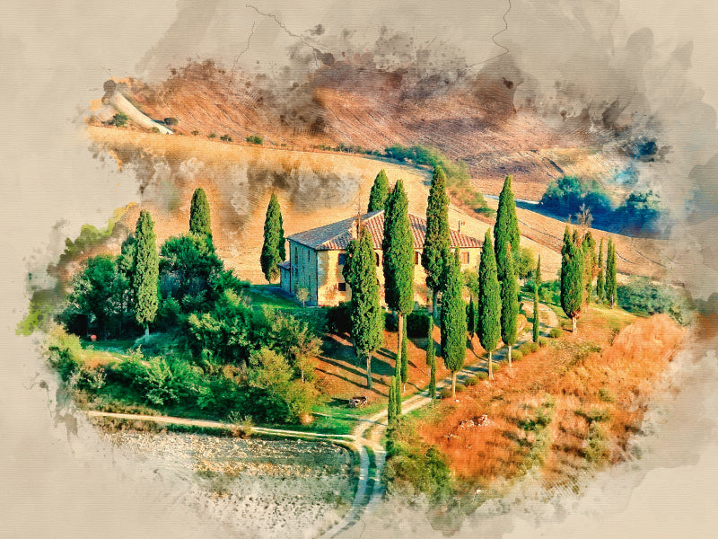 Toscane - Puzzle photo CALVENDO 