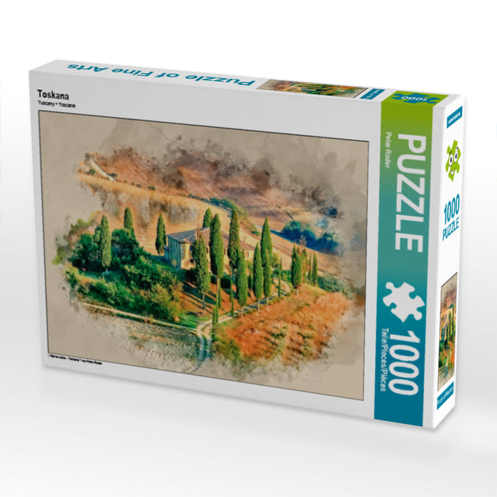 Toscane - Puzzle photo CALVENDO 