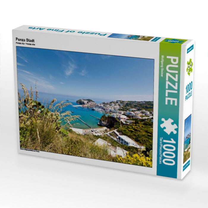 Ponza Stadt 1000 Teile Puzzle quer - CALVENDO Foto-Puzzle'