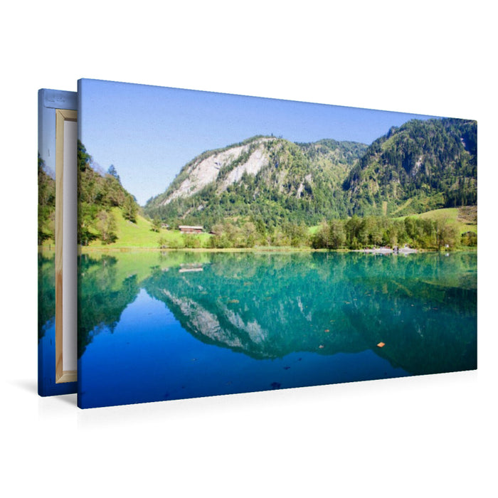 Premium Textil-Leinwand Der Klammsee
