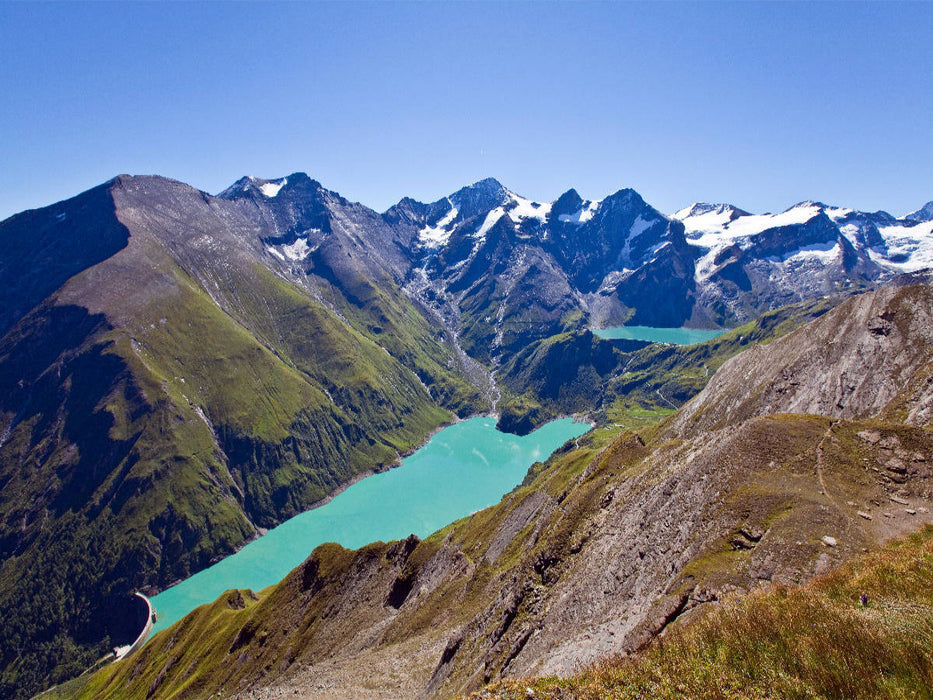 Les réservoirs de Mooserboden - Puzzle photo CALVENDO 