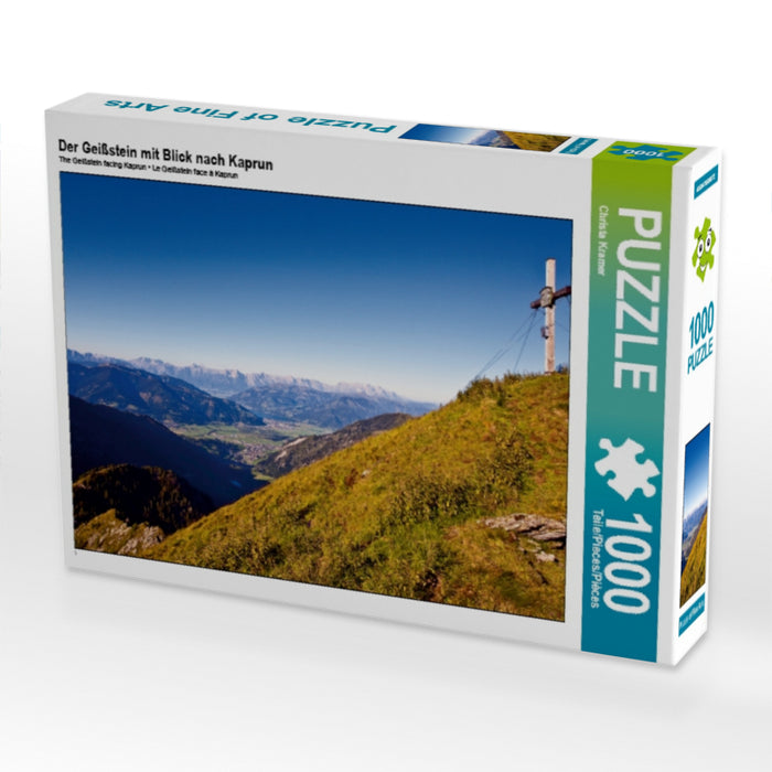 The Geißstein with a view of Kaprun - CALVENDO photo puzzle 