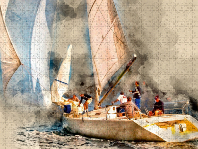 Segeln 1000 Teile Puzzle quer - CALVENDO Foto-Puzzle'