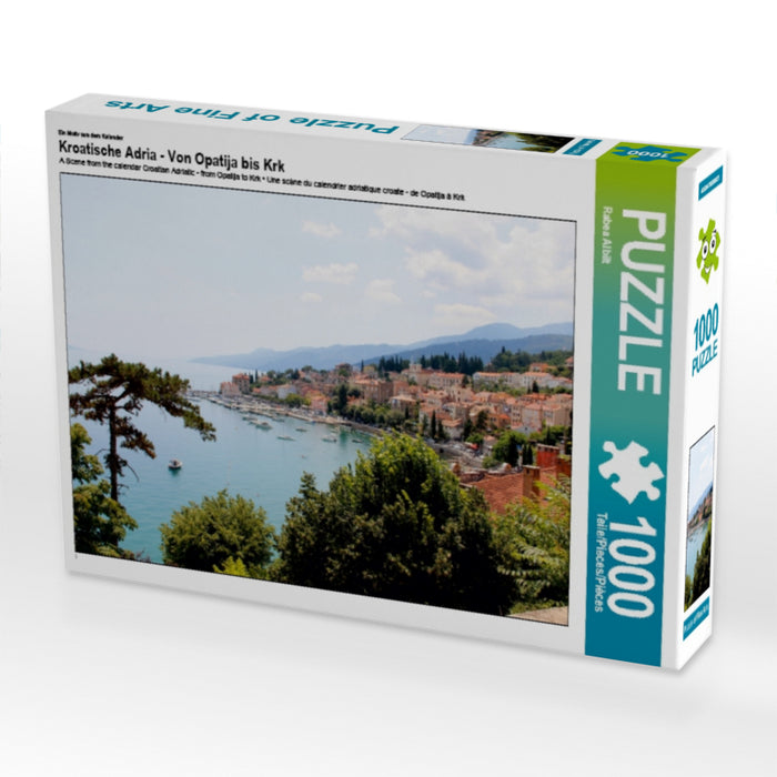 Ein Motiv aus dem Kalender Kroatische Adria - Von Opatija bis Krk 1000 Teile Puzzle quer - CALVENDO Foto-Puzzle'
