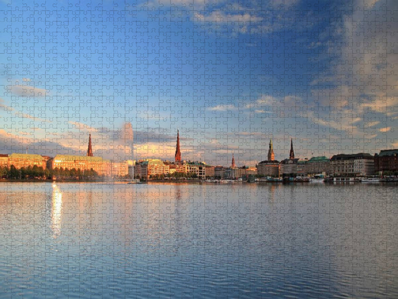 Binnenalster - CALVENDO Foto-Puzzle'
