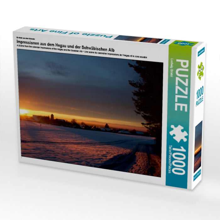 Ein Motiv aus dem Kalender Impressionen aus dem Hegau und der Schwäbischen Alb 1000 Teile Puzzle quer - CALVENDO Foto-Puzzle'