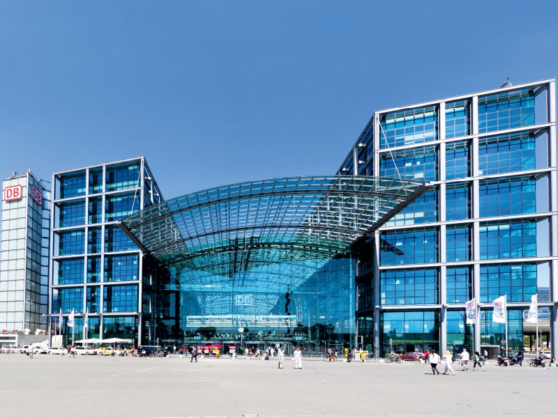 Hauptstadt Hauptbahnhof – Der 2006 eingeweihte Berliner Hauptbahnhof gilt als einer der modernsten seiner Art. 1000 Teile Puzzle quer - CALVENDO Foto-Puzzle'