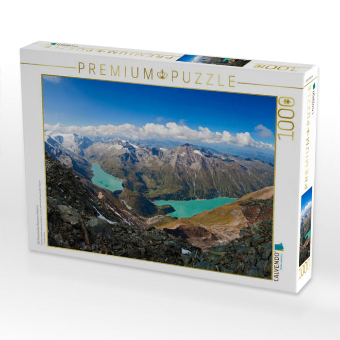 Die Mooserboden Stauseen in Kaprun - CALVENDO Foto-Puzzle'